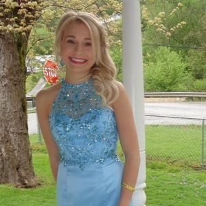 Blue Sherri Hill Dress